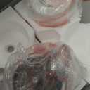 2 Pack 1 Light Hanging Indoor Kitchen Island Pendant Light 6.1" Clear Seeded Glass Pendant Light Fixtures Black Finish Modern Farmhouse Dinning Over Sink