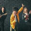 2 x Fake Microphone Prop Plastic Play Microphone Glitter Silver Rhinestone Microphone Prop Microphone For Disco Stage Party