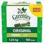 Greenies Veterinarian-Recommended Adult Natural Dental Dog Treats Teenie Size, Dog Dental Chews, Original Flavor, 36 oz. Pack, 130 Count, BBD-07/27/2027