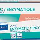 Virbac C.E.T. Enzymatic Toothpaste| Tartar & Plaque Control for Fresh Breath | Pet Dental Care Toothpaste |Seafood Flavor, 2.5 oz
