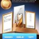 10 x MRGLAS 4-Pack TOP 9H+ Glass for iPhone 16 Screen Protector [Auto Alignment Kit] [10X Military Protection] UNBREAK Tempered Glass Flim for 16 6.1 inch Longest Durable Case-Friendly (Transparency)