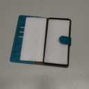 SUANPOT Compatible with Samsung Galaxy S25 FE 5G Wallet case with RFID Blocking Credit Card Holder,Flip Book PU Leather Protective Cover Men Women for Samsung S25 FE case Blue Green