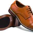 Men's Dress Shoes Formal Business Classic Lace Up Wingtip Oxford Shoes, Size 13W