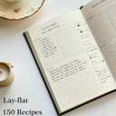 Recipe Notebook to Write in Your Own Recipes & Premium Hardcover Cookbook - 176 Page Blank Recipe Book for Family Chefs, Lasting Keepsake GiftDesert Yellow (Flat binding)