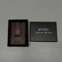 miyozi Airtag Wallet for Men,with Money Clip 10 Cards Metal Case Smart Slim Pop Up Credit Card Holder Flip with Magnetic Closure RFID Blocking wallet with Gift Box (Burgundy004)
