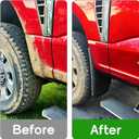 Mud Flaps for Ford F-250 F-350 2017-2026, 4PCS Splash Guards Front and Rear Mudflaps for F-250 Accessories(Without Fender Flares), No Drill OEM Fender Flares Black Easy Installation