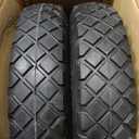 4.80/4.00-8" Tire and Wheel Flat Free 2 PCS, 16" Solid Wheelbarrow Tire with 5/8" & 3/4" Bearings,3"-7" Centered Hub, 14"-16" Universal Fit for Hand Truck/Garden Trailer/Trolley/Wagon