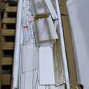 IDEALHOUSE 6 Drawer Dresser with Wide Storage, Wood Dresser Chest Organizer with Metal Legs, Modern Dressers & chests of Drawers for Bedroom, Living Room, Hallway, Grey