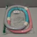 Soft Spring Hula Hoop for Adults Foldable Slimming Fitness Weight Loss Waist-Friendly Design Home and Travel Portable Upgraded Closed Silent Version Abdominal Workout Suitable Carried by Family