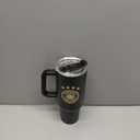 Logo Brands Soccer 40 oz Tumbler with Handle - Powder Coated-Stainless Steel with Straw  Leak-Resistant, Keeps Drinks Cold  Everyday Use  Great For Soccer Fans (Germany)