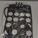 YiJaLyn Metal K Cups Coffee Pod Holder, 19 Pods Holder Display,Coffee Bar Organizer for Home ,Kitchen,Office or Workspace, Black frosted Capsule Storage | Stylish Lettering Decor (Coffee Warms Soul)