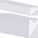 100 Self-adhesive Index Card Holder for Business Cards, Clear Plastic Sticky Labels Holders for Storage Bins Toy Bins Scrapbooks, Organize and Protect Cards Photos Labels (2.32 x 3.54'', 1.85 x1.57'')