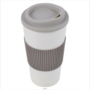 450ml Double Wall Drinking Cup Warm Coffee Tea Travel Reusable Mug Screw On Lid