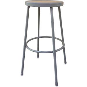Alera ALEIS6630G 30 in. Seat Height Backless Industrial Metal Shop Stool - Brown