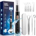 Plaque Remover for Teeth, Tartar Remover for Teeth Cleaning with 4 Replaceable Heads and 3 Adjustable Modes, Rechargeable Teeth Cleaning Plaque Remover for Home