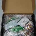 CAEROKEERL Christmas Santa's Sleigh Building Sets,Santa Claus Kit and Gingerbread House kit, Toys for Kids Ages 8+,Suitable for Christmas and Birthday Gifts.867pcs