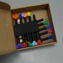 Tosstuki 10 Pcs Flower Floral Dotting Tools for Dot Painting 20 Shapes Petal Dotting Pens Mandala Petal Dot Tools for Craft for Paint Rocks Embossing Crafts