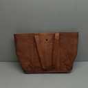 Vintage Genuine Leather 16 inch Tote Bag Handbag Shopper Purse Shoulder Bag for Women Office Laptop Bag Tote Bag with Water-Resistant Features