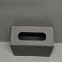 Hand Towels Box Cover Holder,PU Leather Hand Towel Case Compatible with Kleenex Disposable Paper Hand Towels (Gray)