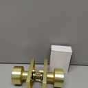 Brushed Gold Door Knobs Brass Privacy Door Knobs Interior with Lock
Modern Round Door Knobs Door Handles for Bedroom Bathroom Rectangle