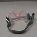 Aegend Kids Swim Goggles Snorkel Diving Mask for Kids Youth 3-15, Knitted Fabric Strap, Anti-Fog 180 Clear View (pink Blue)