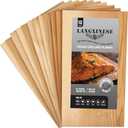 Langxinese Bigger 12 PK, Cedar Planks for Grilling Salmon,11"x 5.5" Better Smoking, Add Best Smoky Flavor to Salmon, Veggies, Restaurant Quantity
