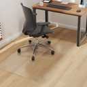 Clear Frosted Floor Mat, 36"x 48" PVC Area Rug Entryway Rug Desk Cover Protector Refrigerator Mat, 2mm Thickness Durable Anti-Scratch Plastic Desk Pad Mat