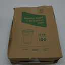 GUSTO Clear Plastic Cups with Lids [16 oz - 100 Count] - Disposable Iced Coffee Drink Cups with Strawless Sip Lids for Smoothies, Juices, and More - (Formerly Comfy Package)