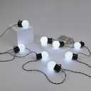 imprsv Battery Operated String Lights for Marquee Light Up Letters Numbers LED 8-Bulb White Indoor Outdoor Cool White Light Bulbs Bedroom Wall Christmas Decor Wedding Birthday Party Decorations