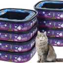 8 Pack Cat Litter Refill Bags Cartridge Compatible with Genie Cat Litter Standard, Plus and XL Plus Pails Easy-Lock Odor Control (NOT Compatible with XL)