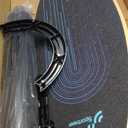 Sportneer Balance Board - 7 Modes Wobble Board with Adjustable Stoppers - Exercise Balancing Stability Trainer for Improve Balance, Surf Trainer & Physical Therapy - Roller and 2.8'' Ball Included (Light Blue & Black)