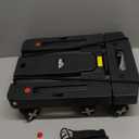 Folding Hand Truck Lightweight Hand Truck Dolly Foldable,Luggage cart with 6 Rotate Wheels, Utility Cart with Adjustable Handle,Collapsible Dolly for Moving (Black)