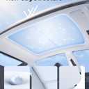 Compatible for Tesla Model Y 3Pcs Sunshade Windshield & Roof [No-Gap/Sag-Free], Portable Foldable Umbrella Heat Insulation for Tesla Model 2024-2025, Car Accessories