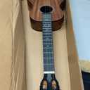 Caramel All Solid Acacia Glossy Baritone Acoustic & Electric Ukulele