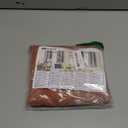 BGment Terracotta Linen Kitchen Curtains 36 Inch Length, Small Semi Sheer Textured Drapes Boho Rustic Decor for Bathroom Cafe Over Sink Rod Pocket Burnt Orange, 2 Panels, Each 30 Inch Wide