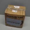 HG Power 6 Inch Exhaust Fan: Kitchen Exhaust Fans with Power Cord Attic vent Fan with Damper Wall Small Fume Extractor Ventilation Fan for Shop Chicken Coop Basement Smoking Room Garage Silver