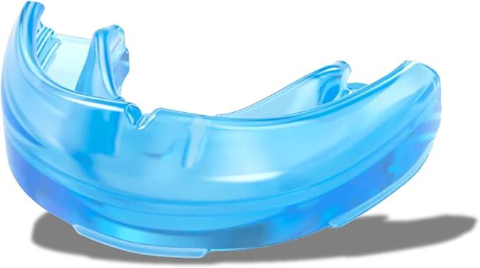 Shock Doctor Adult Braces Strapless Mouthguard, Adult , only top braces,Blue