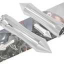 Motorcycle 1" 25mm Handlebar Grips Hand Grips Fit for Harley Touring Street Glide Road King Road Glide Electra Glide Softail Dyna Sportster XL 883 Chrome