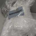 YZ HOME White Pinch Pleated Linen Blackout Curtains 84 Inch Length 2 Panels for Bedroom Living Room Darkening Thermal Insulated Farmhouse Back Tab Pinch Pleat Drapes with Hooks