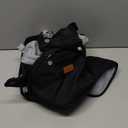 BabbleRoo Grow Carrier  Safety-Certified 6-in-1 Toddler & Baby Carrier with Hip Seat, Ergonomic & Adjustable Toddler Carrier 7-50 lbs with Hip Support, Hood for Sun Protection, Newborn to Toddler (Black)