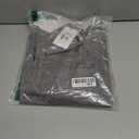 Women's V Neck Pullover Sweater Long Sleeve Soft Knit Lightweight Jumper Tops (Gray, M)