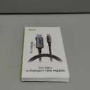 acer USB C to DisplayPort Cable 6.6 FT (4K@60HZ 2K@165Hz), Type-C to DisplayPort Cord (Sturdy Aluminum, Plug & Play) Thunderbolt 3/4/5 Compatible with MacBook Pro/Air, iPhone 16 Pro/Max, XPS, Surface