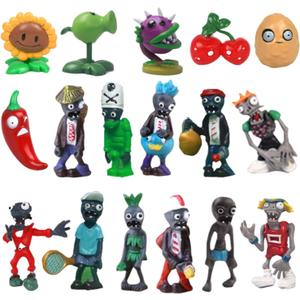 JHESAO 17 PCS Plants PVZ Toys Set Zombies Figurines Series PVZ PVC Toys New, Great Gifts for Kids and Fans, Birthday and Party