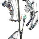 HME Hard Surface Practice Indoor & Outdoor Archery Bow Storage Hanger Rack