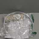 PATIKIL Drum Lamp Shades for Table Lamps 12"x12"x8" Linen Lampshade Easy Assembly Lamp Shade with E27 to E26/E14 Adapters for Floor Lamps Bedside Lamps Pendant Lights, Cream (1.65" Spider)