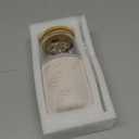 Cute Glass Cups with Lids and Straws, 16oz Aesthetic Iced Coffee Cup, Flower Mugs, Birthday Gifts for Women Girl Friend Sister Her Coffee Lover Bridesmaid Stuff Christmas, Personalized Tumblers (Creamy Yellow)