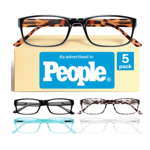 Gaoye Professional Reading Glasses for All Day - Computer Readers with Blue Light Protection - Value Pack