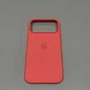 Apple iPhone 17 Pro Max Silicone Case with MagSafe and Camera Control: Lightweight Phone Case, Wireless Charging Compatible, Smooth Matte Finish; Bright Guava ​​​​​​​