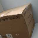 Upholstered Dining Chairs with Casters, Modern Barrel Side Armchair with Rollers for Dining Room, Bedroom, Kitchen, Reading Room, Linen, Set of 1 (1 PCS - Assembly Required)