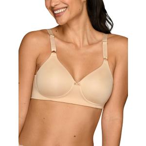 Vanity Fair Women's Full Coverage Beauty Back Smoothing Bra, 4-Way Stretch Fabric, Lightly Lined Cups up to DD (36B)